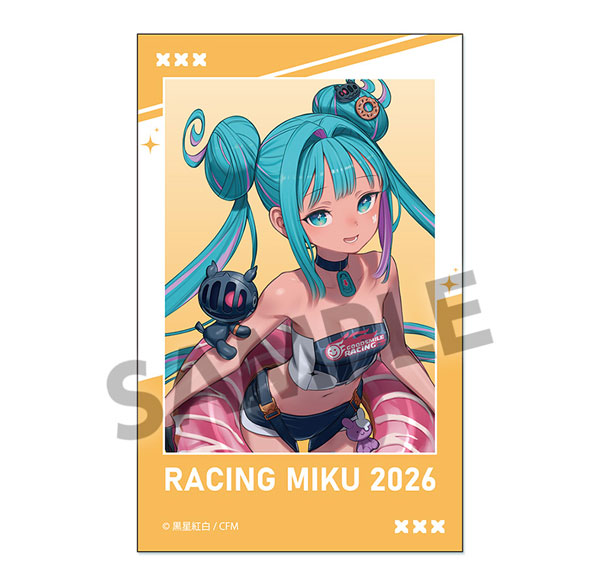 Hobby Stock Racing Miku 2026 Rd.3 SEPANG Cheering Ver. Instant Photo Style Sticker รูปภาพ 1