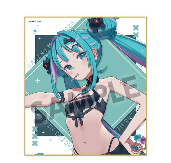 Hobby Stock Racing Miku 2026 Nice! Ver. Mini Shikishi รูปภาพ 1