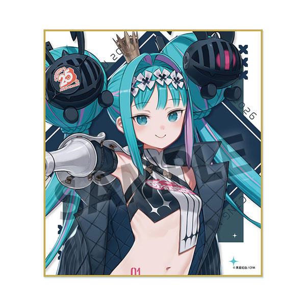 Hobby Stock Racing Miku 2026 GSC 25th Ver. Mini Shikishi รูปภาพ 1