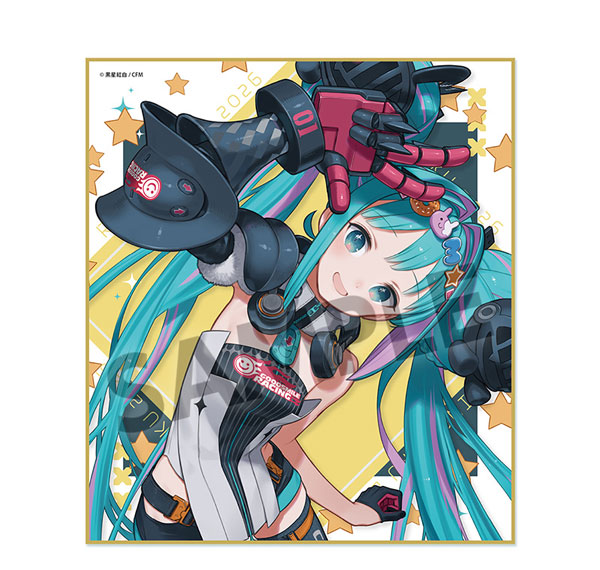 Hobby Stock Racing Miku 2026 Rd.1 OKAYAMA Cheering Ver. Mini Shikishi Bild 1