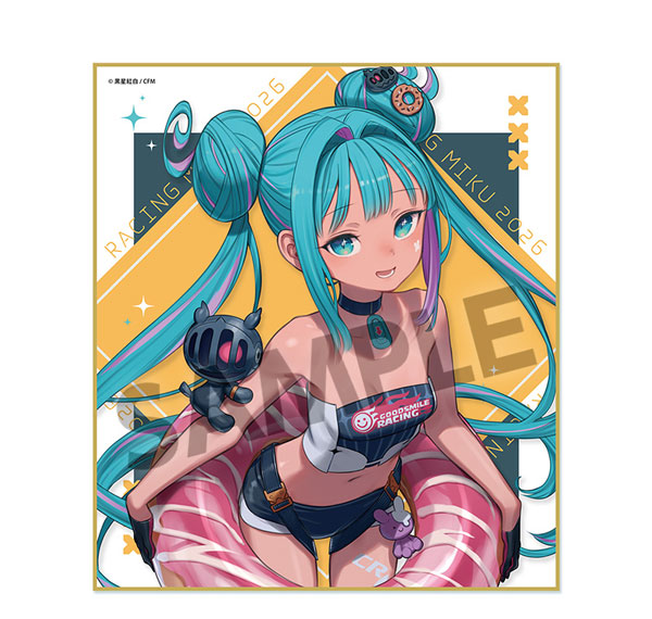 Hobby Stock Racing Miku 2026 Rd.3 SEPANG Cheering Ver. Mini Shikishi รูปภาพ 1