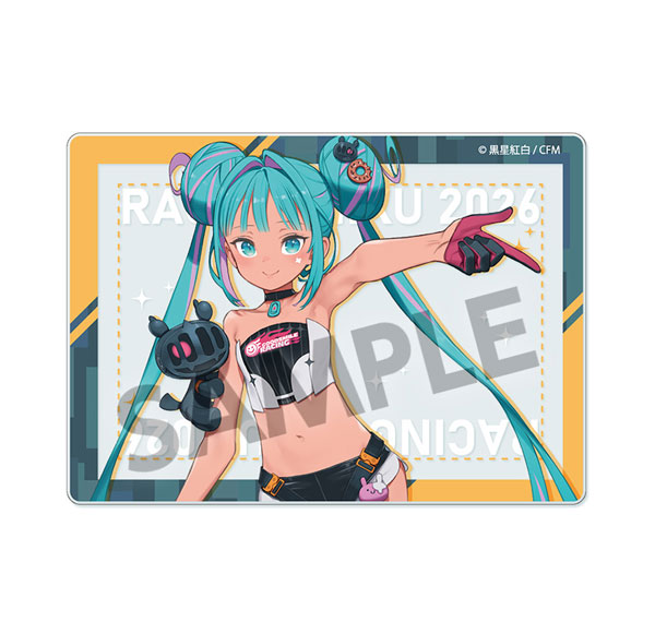 Hobby Stock Racing Miku 2026 Sepang Ver. Acrylic Card Bild 1