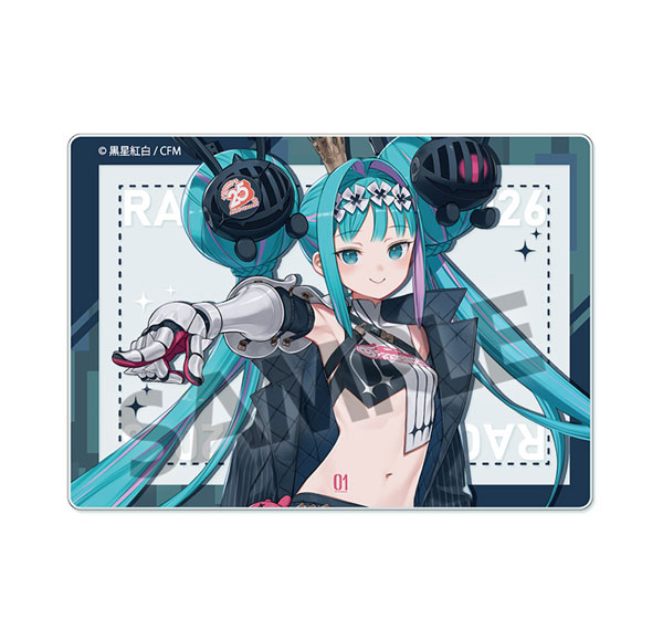Hobby Stock Racing Miku 2026 GSC 25th Ver. Acrylic Card