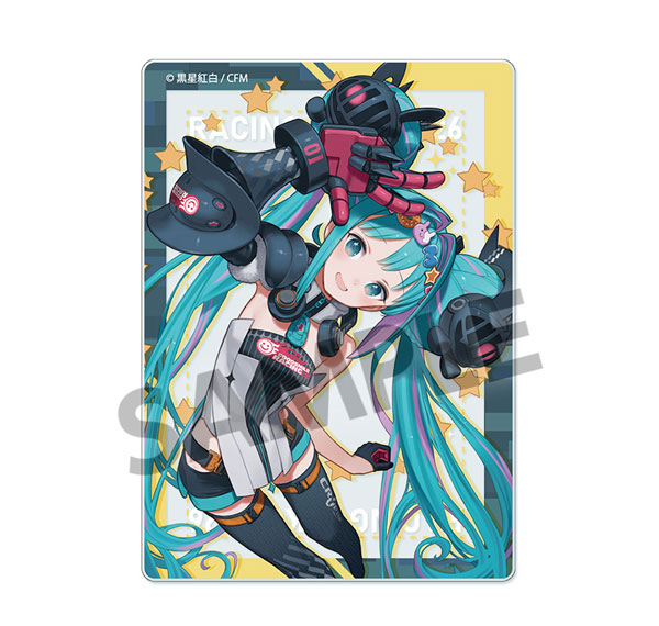 Hobby Stock Racing Miku 2026 Rd.1 OKAYAMA Cheering Ver. Acrylic Card