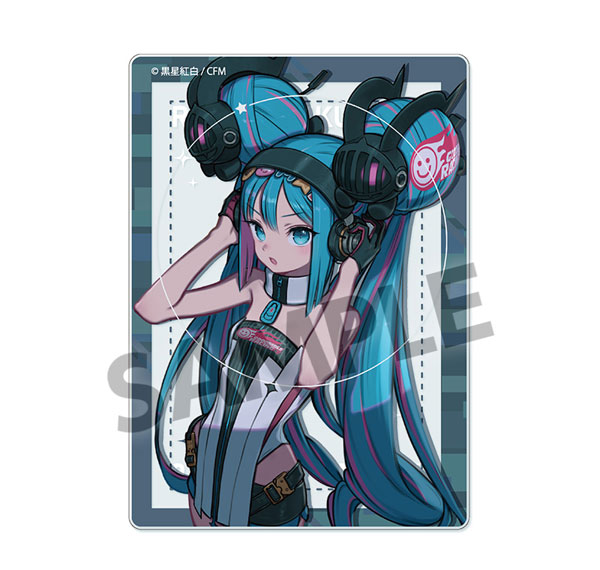 Hobby Stock Racing Miku 2026 Rd.2 FUJI Cheering Ver. Acrylic Card 图片 1