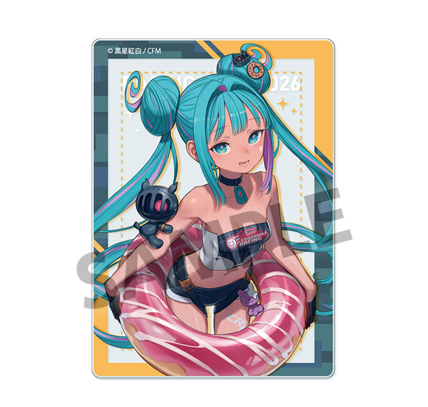 Hobby Stock Racing Miku 2026 Rd.3 SEPANG Cheering Ver. Acrylic Card รูปภาพ 1