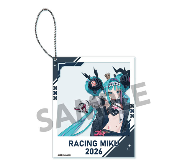 Hobby Stock Racing Miku 2026 GSC 25th Ver. Polaroid Style Acrylic Keychain Bild 1