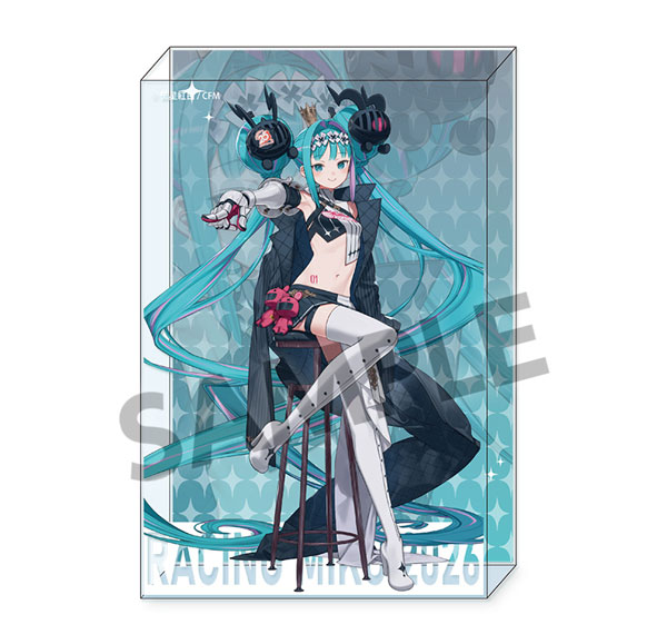 Hobby Stock Racing Miku 2026 GSC 25th Ver. Acrylic Block รูปภาพ 1