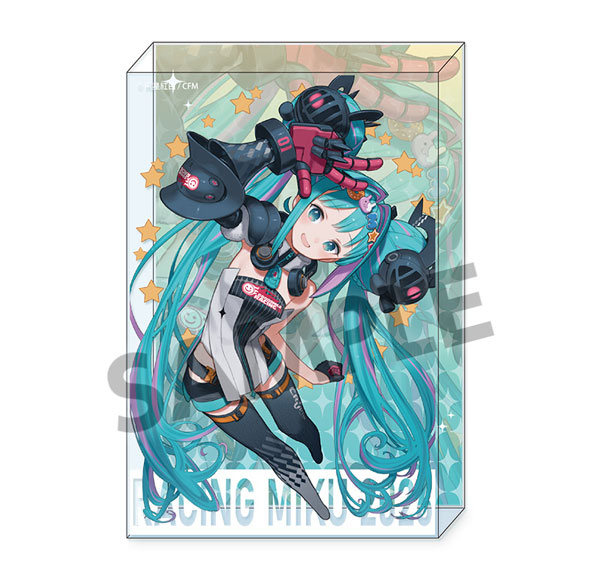 Hobby Stock Racing Miku 2026 Rd.1 OKAYAMA Cheering Ver. Acrylic Block รูปภาพ 1