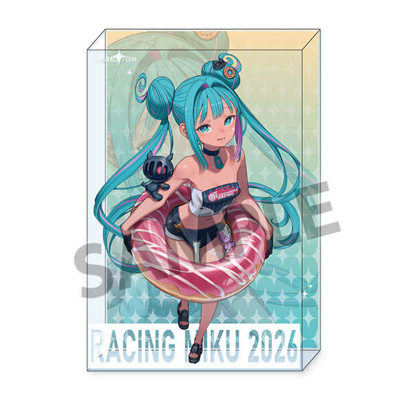 Hobby Stock Racing Miku 2026 Rd.3 SEPANG Cheering Ver. Acrylic Block Bild 1