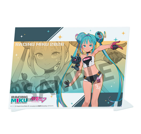 Hobby Stock Racing Miku 2026 Sepang Ver. Visual Acrylic Plate รูปภาพ 1