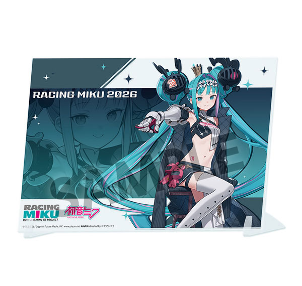 Hobby Stock Racing Miku 2026 GSC 25th Ver. Visual Acrylic Plate 图片 1