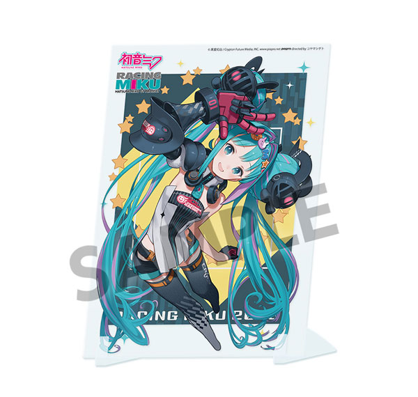 Hobby Stock Racing Miku 2026 Rd.1 OKAYAMA Cheering Ver. Visual Acrylic Plate 图片 1