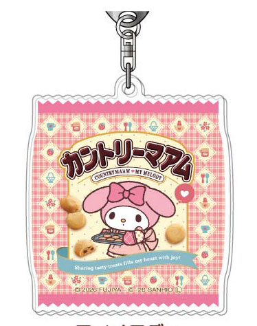 Bandai Acrylic Keychain COUNTRY MA'AM x Sanrio Characters 02 My Melody