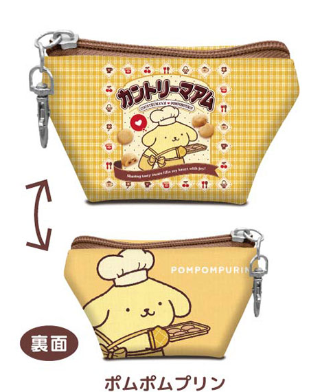 Bandai Earphone Pouch COUNTRY MA'AM x Sanrio Characters 04 Pom Pom Purin gambar 1