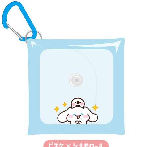 Bandai Multipurpose Clear Case SS Size Kanahei's Small Animals x Sanrio Characters 02 Piske x Cinnamoroll gambar 1
