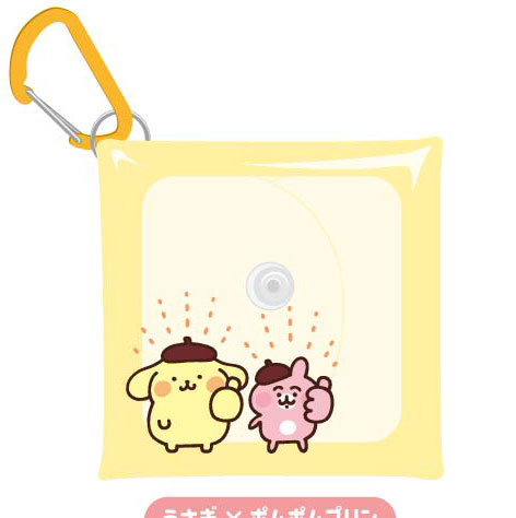 Bandai Multipurpose Clear Case SS Size Kanahei's Small Animals x Sanrio Characters 03 Usagi x Pom Pom Purin