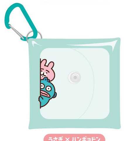Bandai Multipurpose Clear Case SS Size Kanahei's Small Animals x Sanrio Characters 06 Usagi x Hangyodon Bild 1