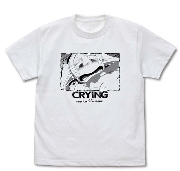 COSPA Frieren: Beyond Journey's End Crying Frieren T-shirt /WHITE-S