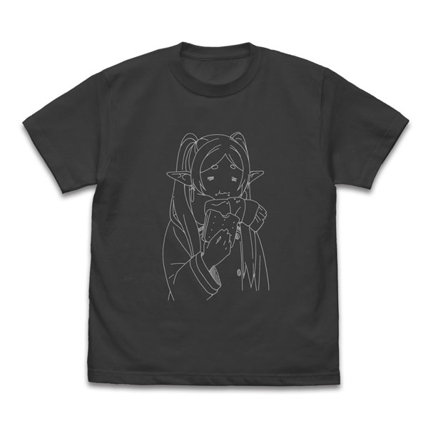 COSPA Frieren: Beyond Journey's End Gachigachi no Pan to Frieren T-shirt /SUMI-XL image 1