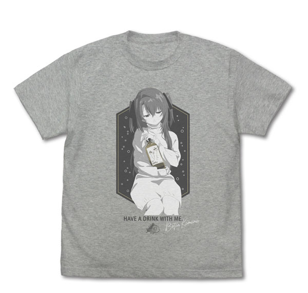 COSPA Botan Kamiina Fully Blossoms When Drunk Botan and Gin Tonic T-shirt /MIX GRAY-XL