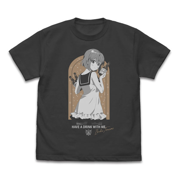 COSPA Botan Kamiina Fully Blossoms When Drunk Ibuki and Craft Beer T-shirt /SUMI-XL