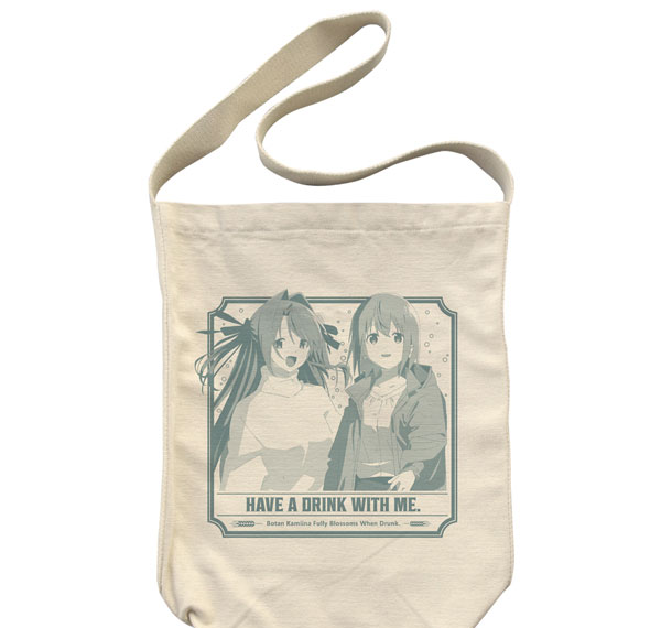 COSPA Botan Kamiina Fully Blossoms When Drunk Botan & Ibuki Shoulder Tote Bag /NATURAL