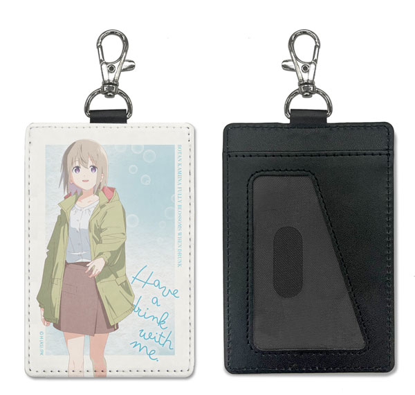 COSPA Botan Kamiina Fully Blossoms When Drunk Ibuki Tonami Pass Case (w/Swivel Snap Hook) Bild 1