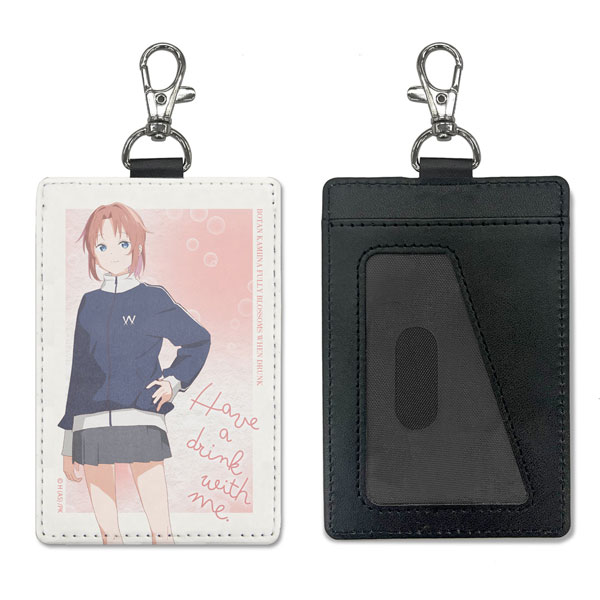COSPA Botan Kamiina Fully Blossoms When Drunk Akane Yusa Pass Case (w/Swivel Snap Hook) Bild 1