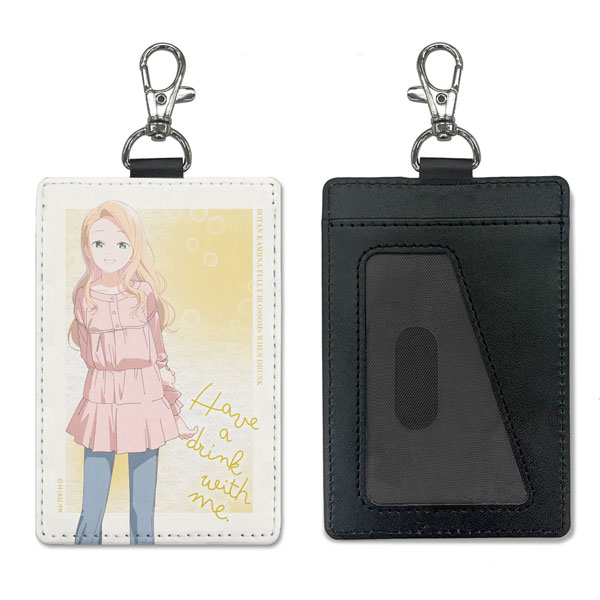 COSPA Botan Kamiina Fully Blossoms When Drunk Yaeka Kitamori Pass Case (w/Swivel Snap Hook)