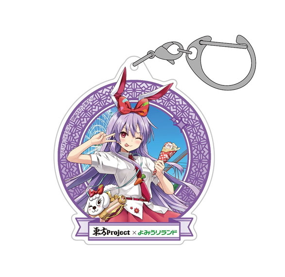Hakurei Jinja Suukeikai Touhou Project Reisen Udongein Inaba Acrylic Multipurpose Keychain Yomiuri Land 2026Ver. illust: Eretto
