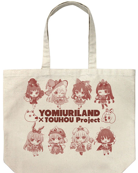 Hakurei Jinja Suukeikai Touhou Project x Yomiuri Land 2026 Large Tote Bag Ayumi Takato Ver./NATURAL รูปภาพ 1