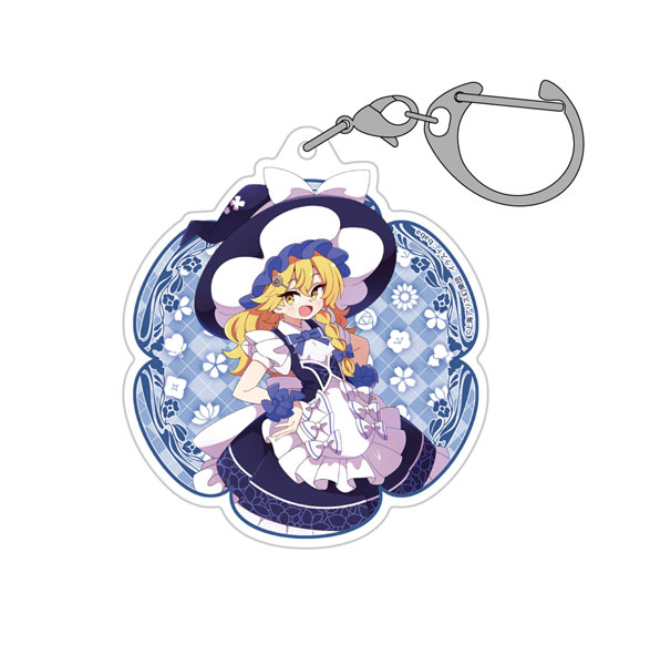 Hakurei Jinja Suukeikai 동방 프로젝트 키리사메 마리사 아크릴 다용도 키체인 HANA BIYORI Ver. illust:baba
