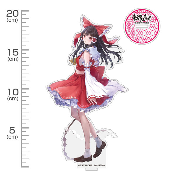 Hakurei Jinja Suukeikai Touhou Project Reimu Hakurei Acrylic Figure illust: Mel Kishida