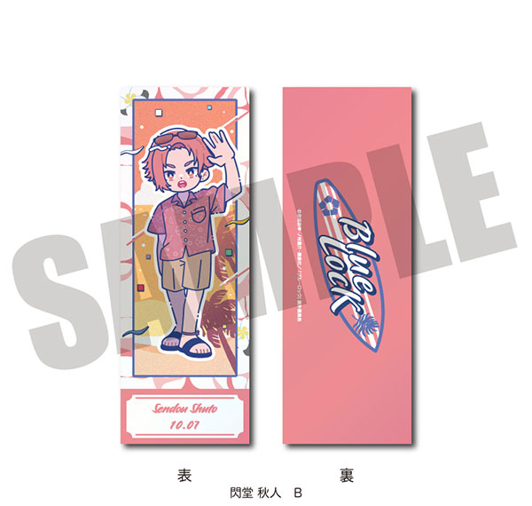 MENEGI TV Anime "Bluelock" Collection Card Nyutoro Shuto Sendou Birthday B รูปภาพ 1