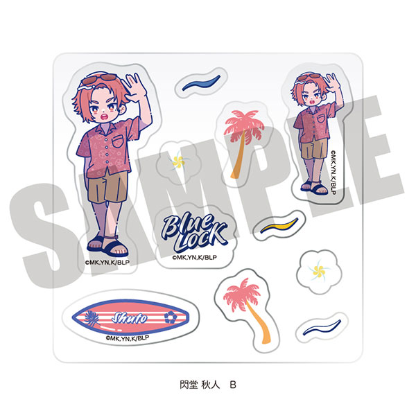 MENEGI TV Anime "Bluelock" Custom Sticker Sheet Nyutoro Shuto Sendou Birthday B รูปภาพ 1