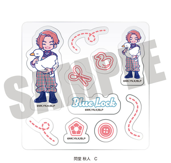 MENEGI TV Anime "Bluelock" Custom Sticker Sheet Nyutoro Shuto Sendou Birthday C Bild 1