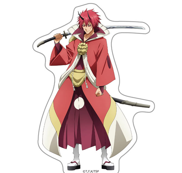 Azu Maker That Time I Got Reincarnated as a Slime Diecut Sticker Benimaru vol.2 รูปภาพ 1