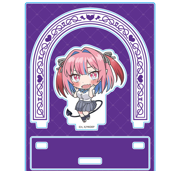 Azu Maker TV Anime "Mistress Kanan Is Devilishly Easy" Acrylic Chara Stand Chibi Chara Kanan Takakiyo Embarrassed Face ver. Bild 1