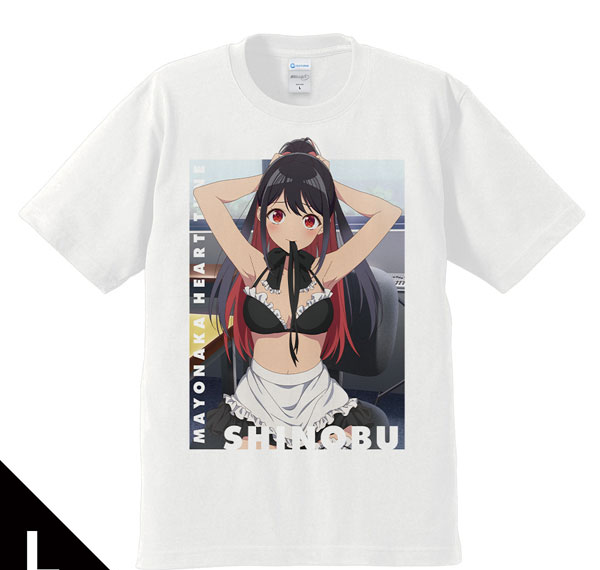 Azu Maker Tune In to the Midnight Heart T-shirt Shinobu Uzuki Swimsuit ver. L Size รูปภาพ 1