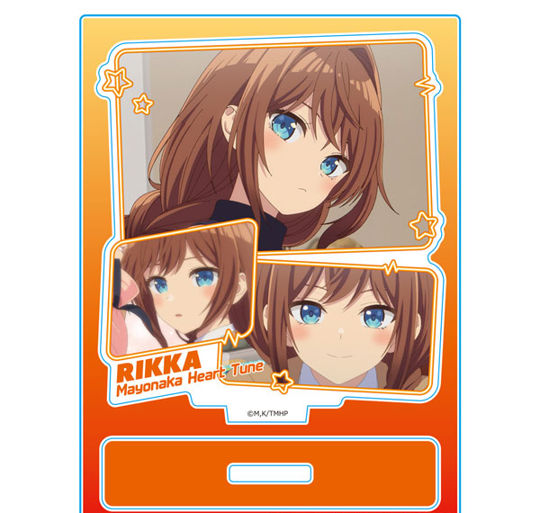Azu Maker Tune In to the Midnight Heart Acrylic Chara Stand Rikka Inohana Scene Photo ver. รูปภาพ 1