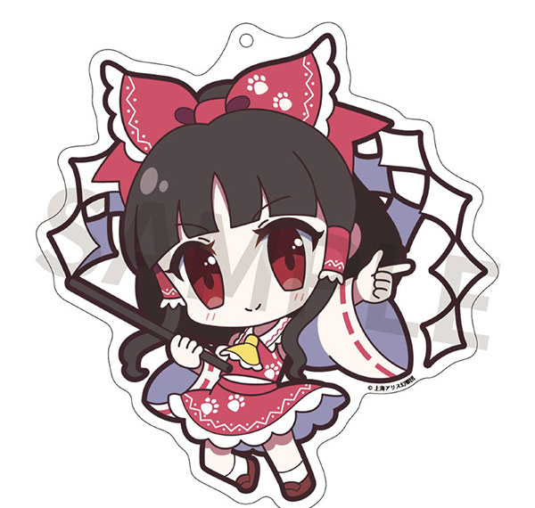 AKIBA-HOBBY/Izanagi Touhou Project Acrylic Keychain Yurutto Touhou 191 Reimu Hakurei Wily Beast and Weakest Creature Ver. รูปภาพ 1