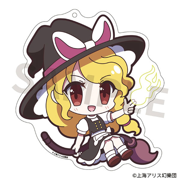AKIBA-HOBBY/Izanagi Touhou Project Acrylic Keychain Yurutto Touhou 192 Marisa Kirisame Juouen Ver. image 1