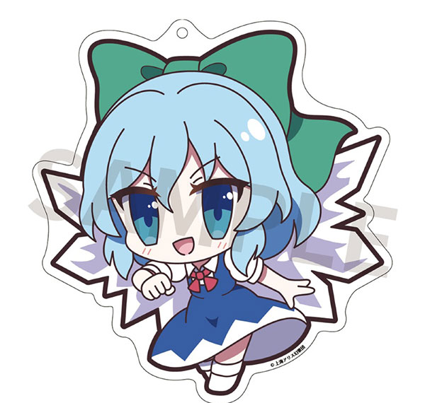 AKIBA-HOBBY/Izanagi Touhou Project Acrylic Keychain Yurutto Touhou 193 Cirno Hisoutensoku Ver. รูปภาพ 1