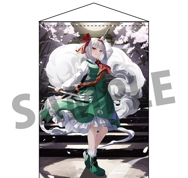 AKIBA-HOBBY/Izanagi Touhou Project B2 Wall Scroll 105 Youmu Konpaku illust. Takehana Note รูปภาพ 1