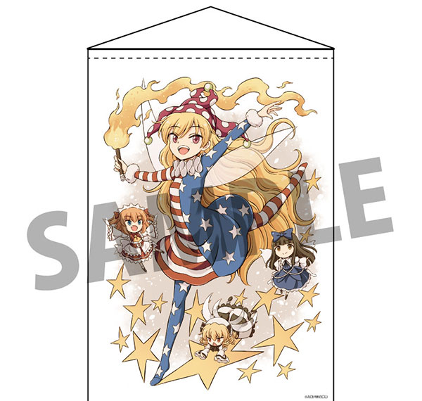 AKIBA-HOBBY/Izanagi Touhou Project B2 Wall Scroll 108 Clownpiece illust. Makoto Hirasaka รูปภาพ 1