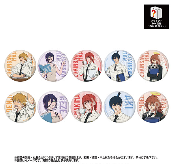 Marimo Craft Movie "Chainsaw Man Reze Arc" Secret Collection Tin Badge 10Pack BOX รูปภาพ 1