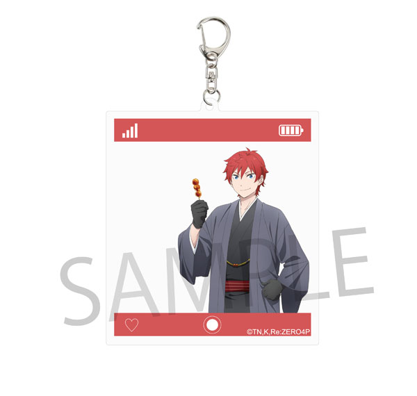 KADOKAWA Re:ZERO -Starting Life in Another World- Photo-Style Acrylic Keychain Japanese Outfit ver. - Reinhard รูปภาพ 1