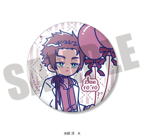 MENEGI TV Anime "Bluelock" Shiny Tin Badge Nyutoro Sae Itoshi Birthday A Bild 1