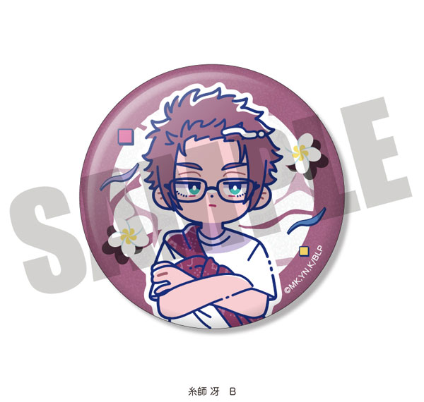 MENEGI TV Anime "Bluelock" Shiny Tin Badge Nyutoro Sae Itoshi Birthday B